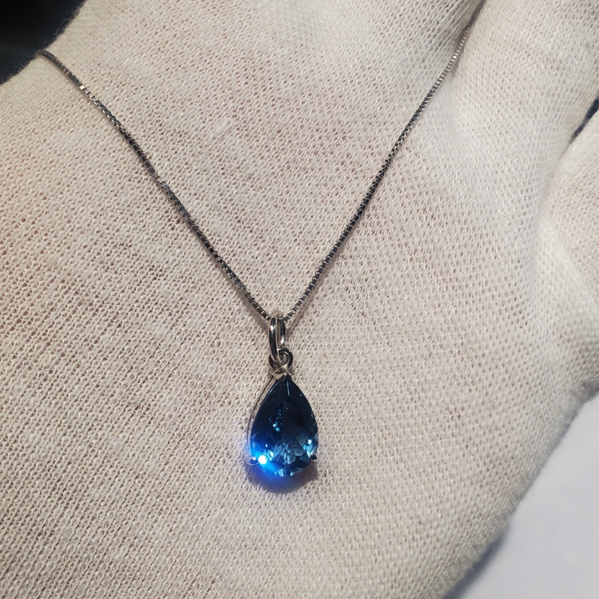 London Blue Topaz Pendant