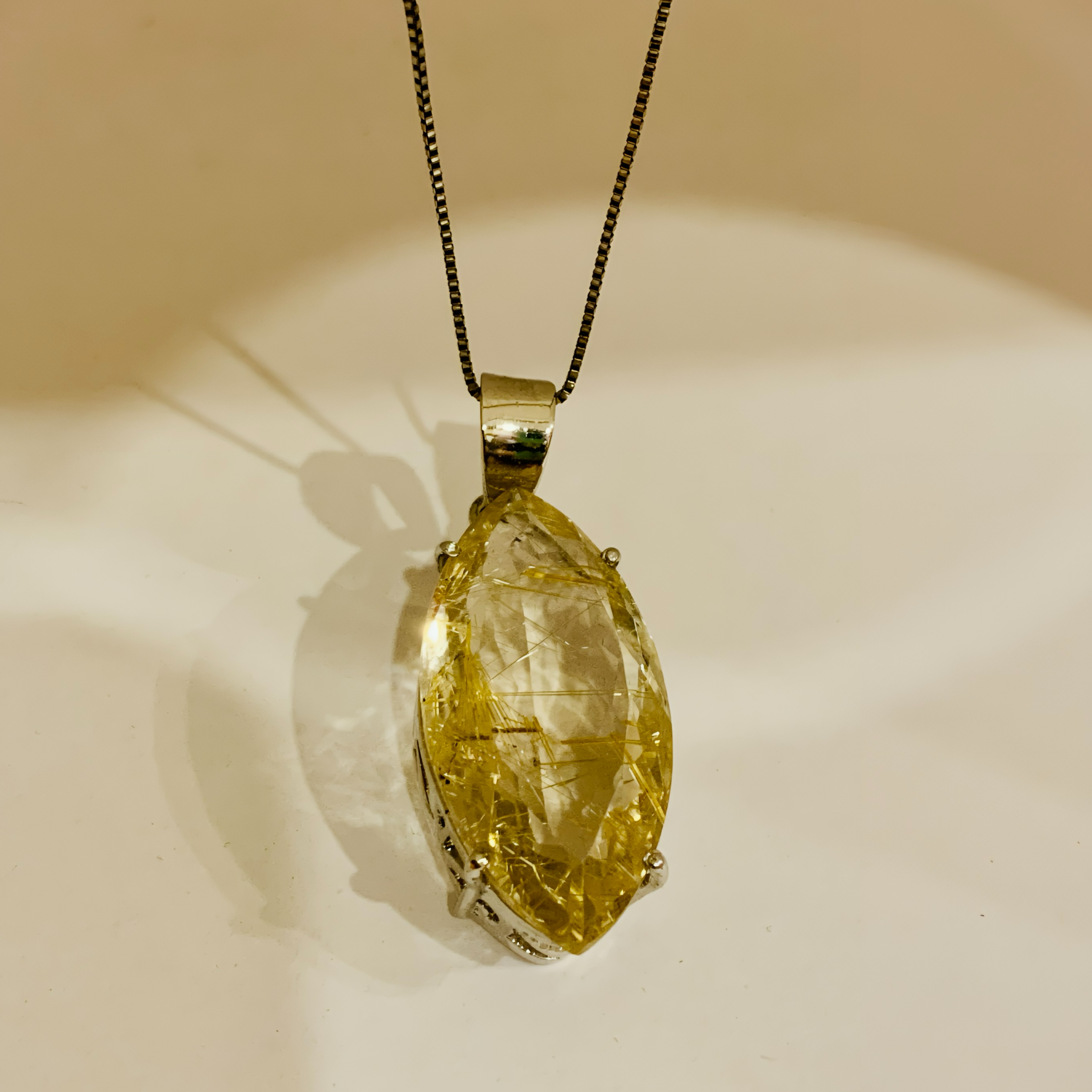Crystal Tourmaline Pendant