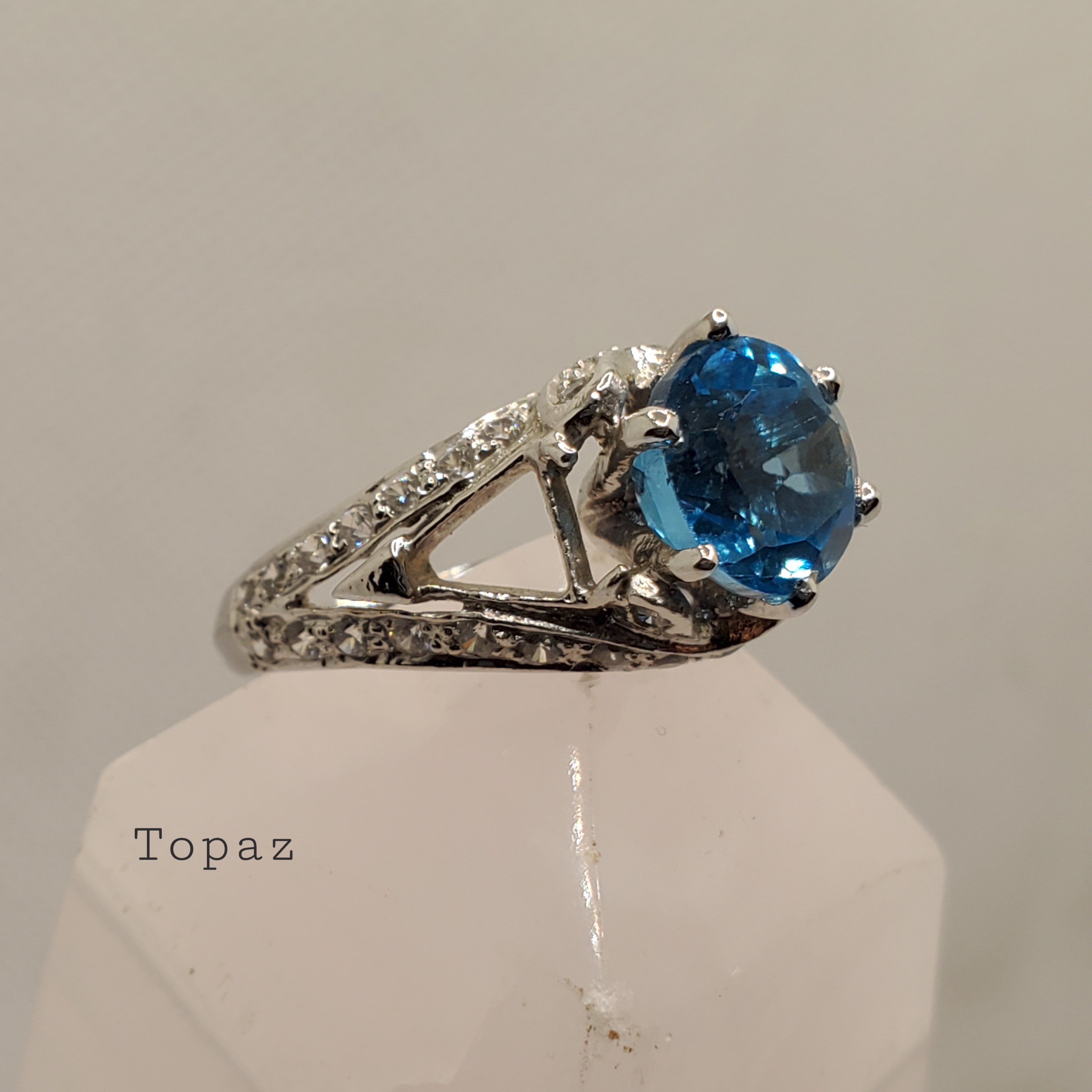 Blue Topaz Ring