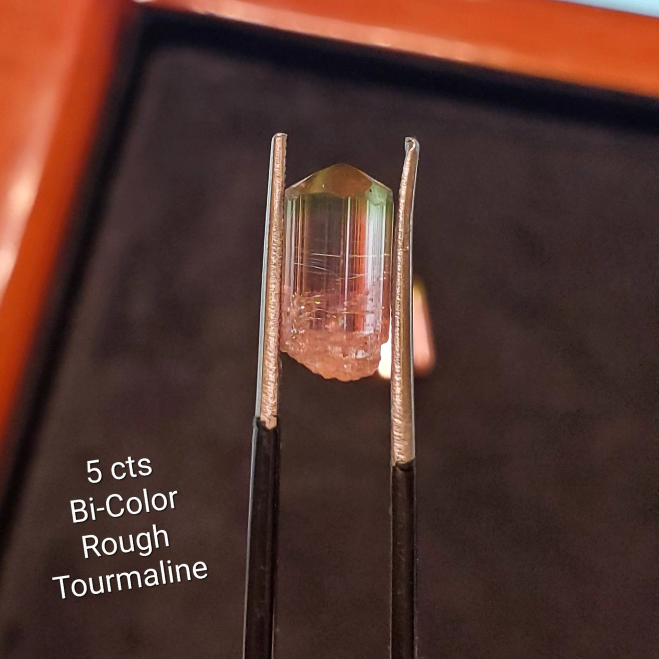 Bi-Color Rough Tourmaline