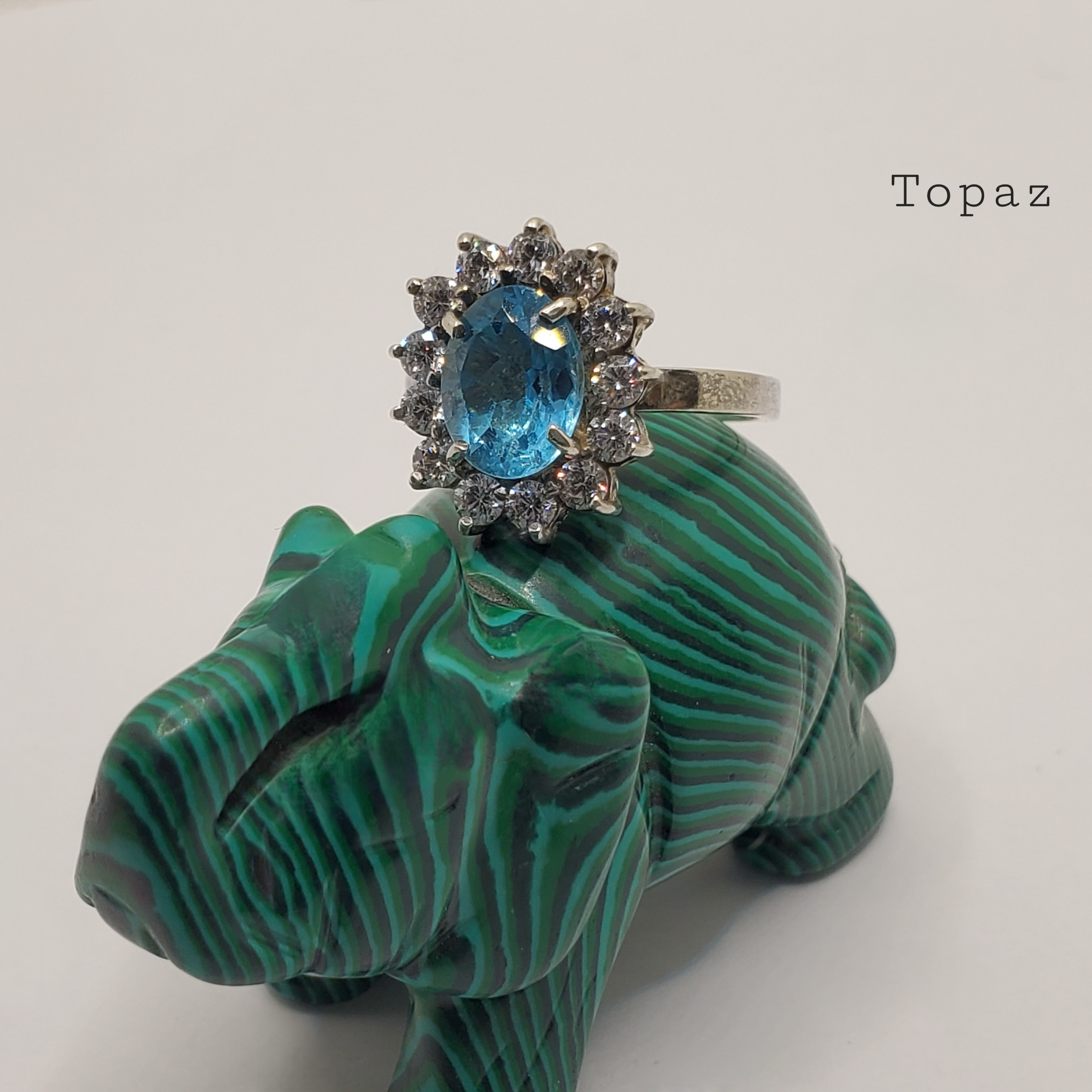 Sky Blue Topaz Ring