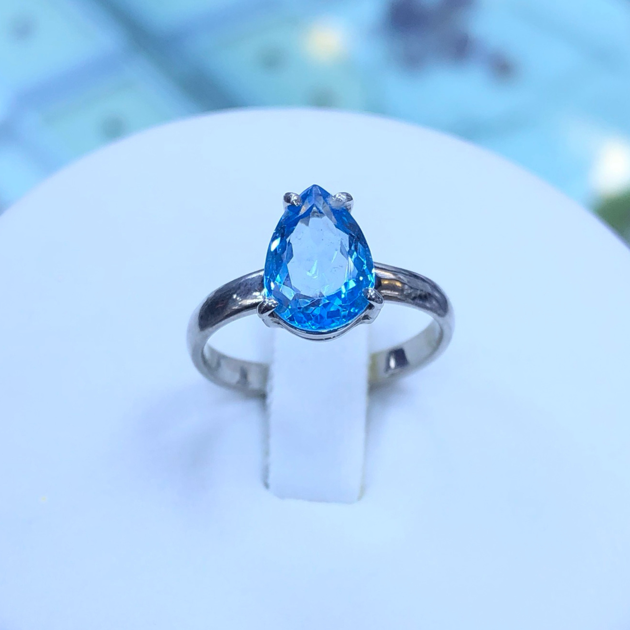 Blue Topaz Ring