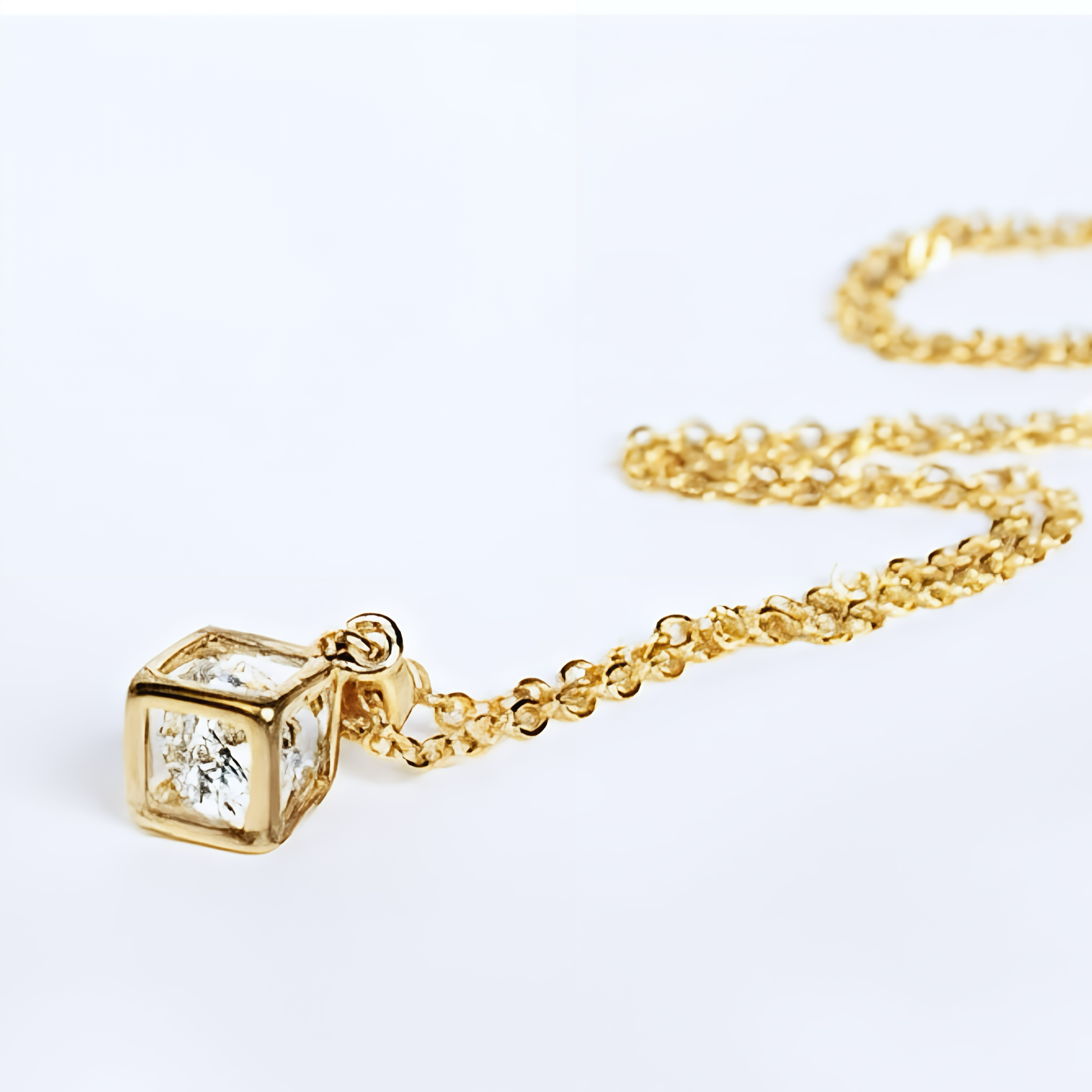 Diamond + Gold Pendant