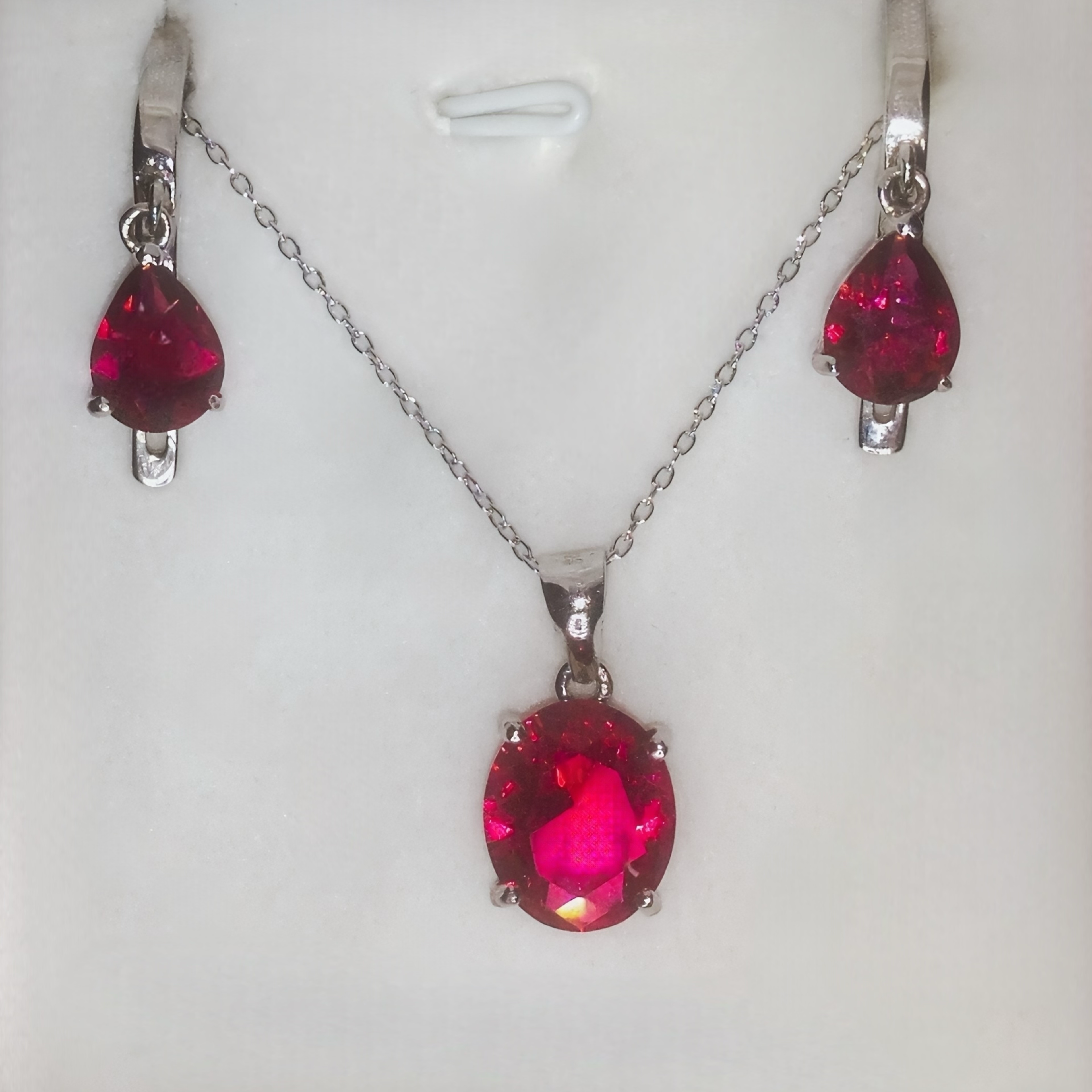 Rubellite Tourmaline Set