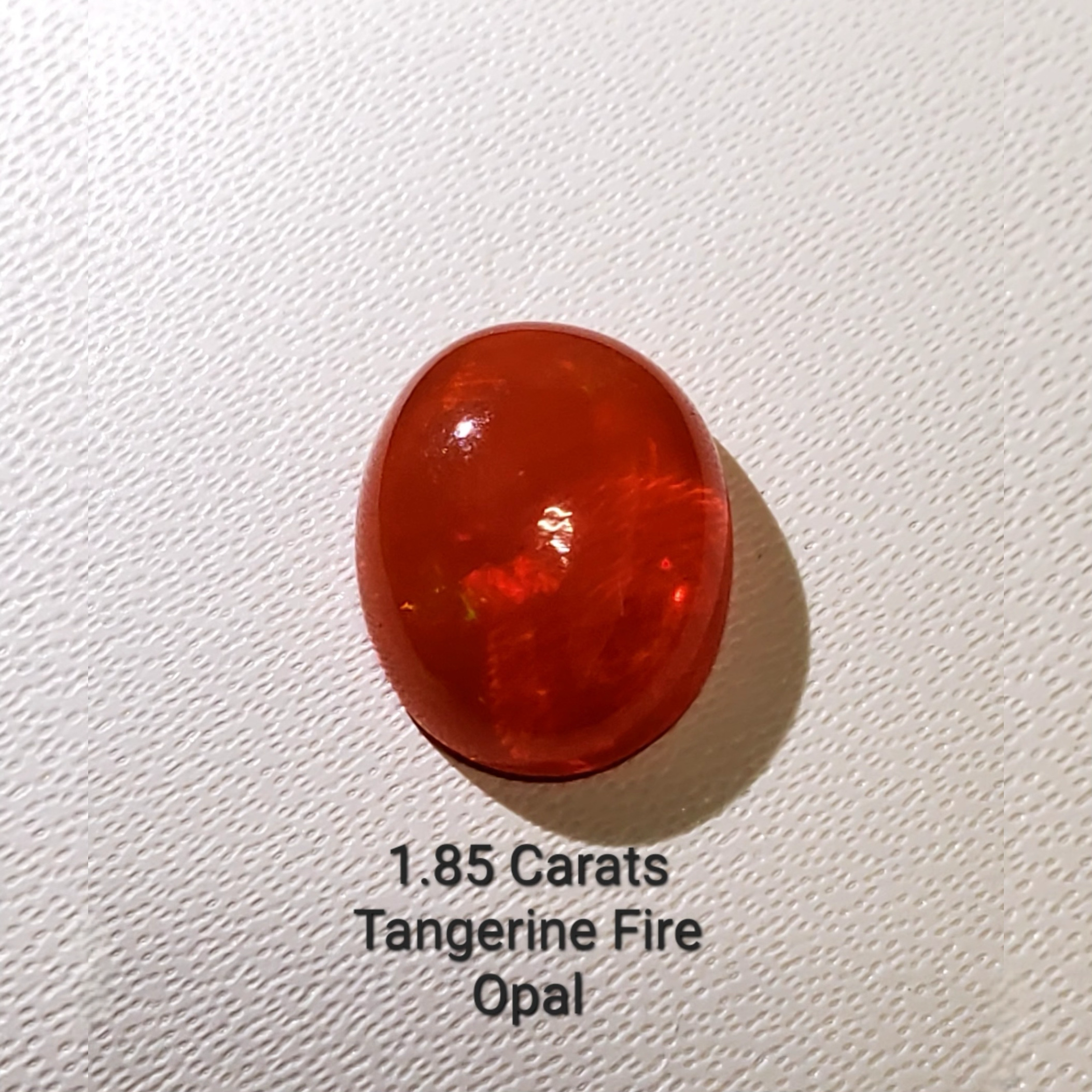Tangerine Fire Opal Gemstone