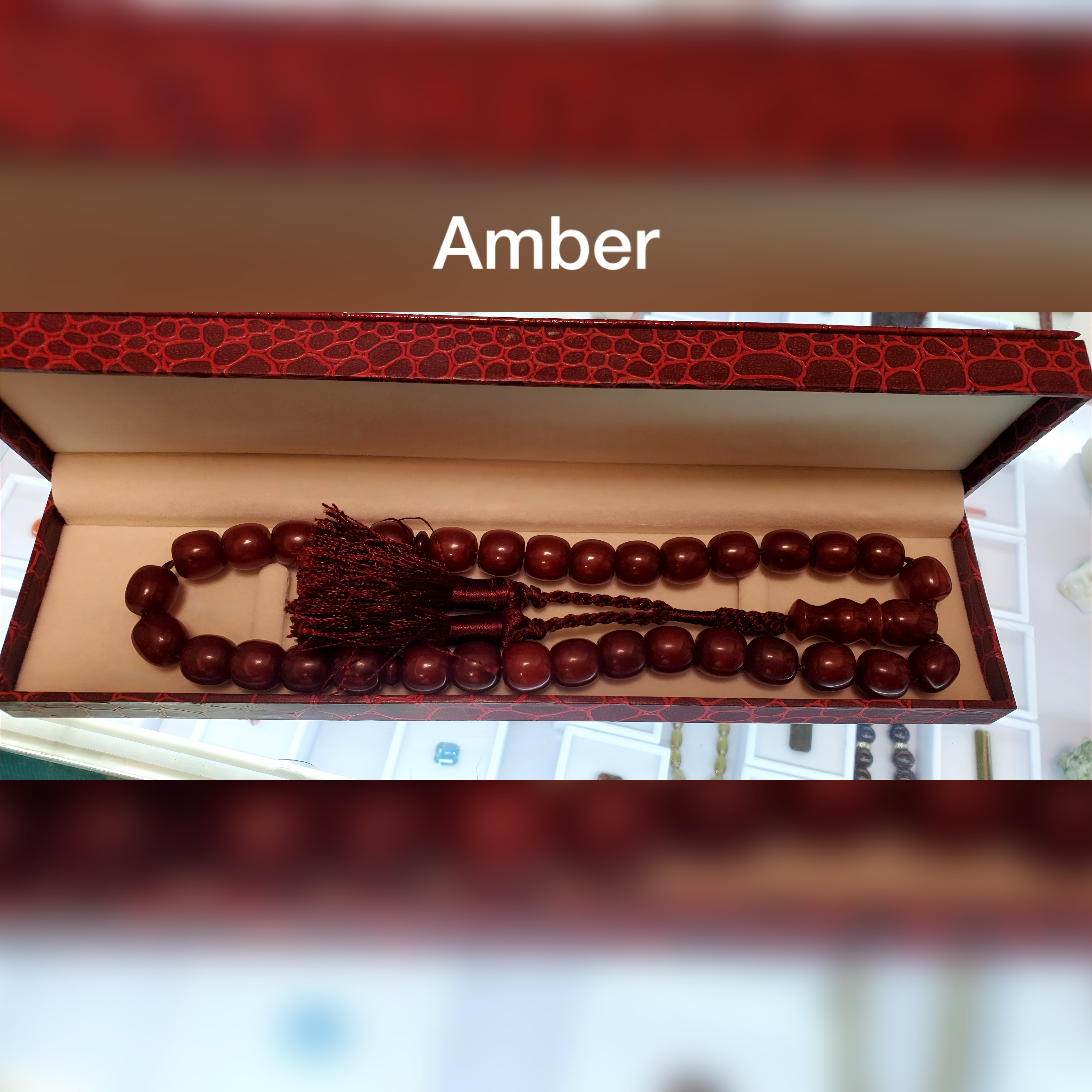 Amber Rosary Beads