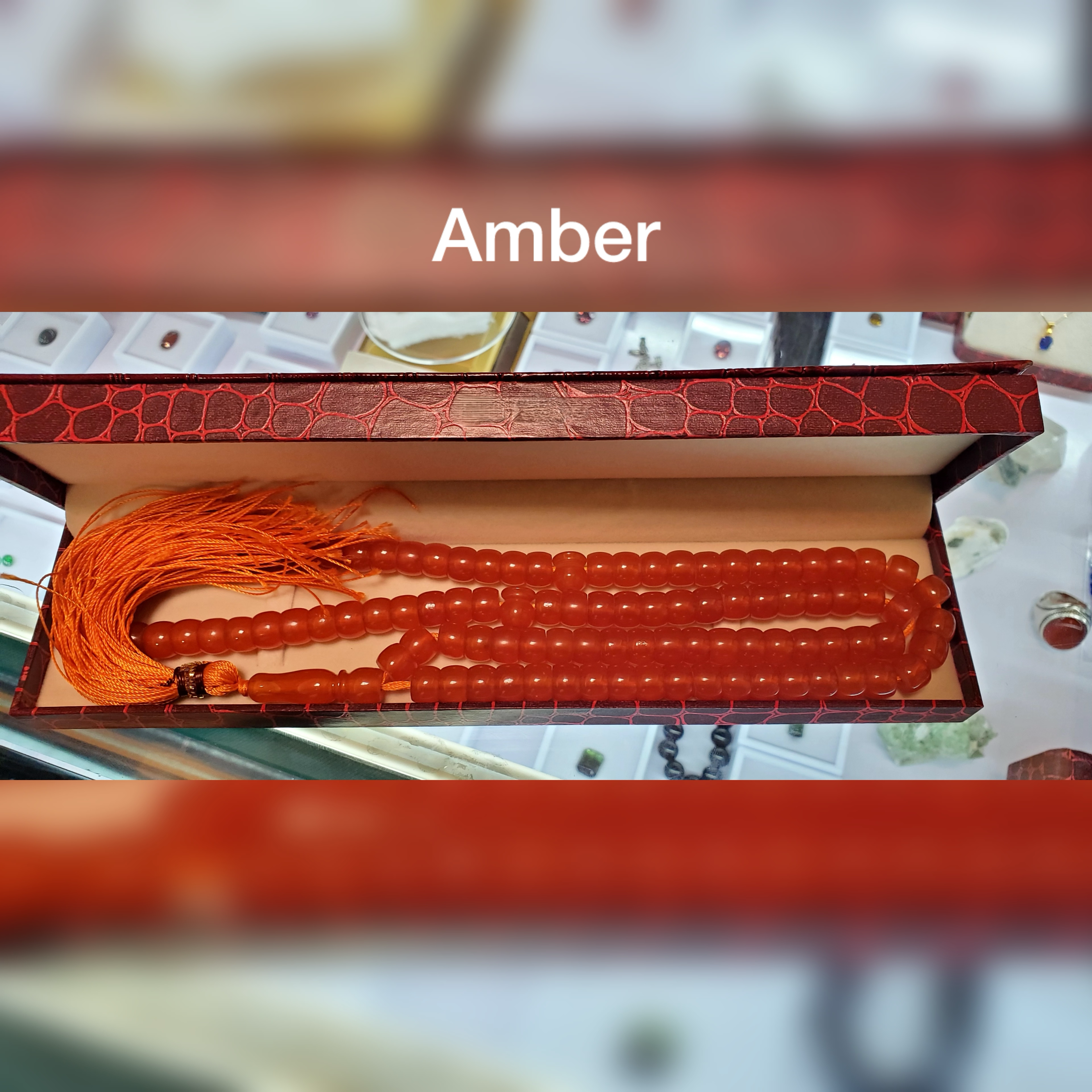 Amber Rosary Beads