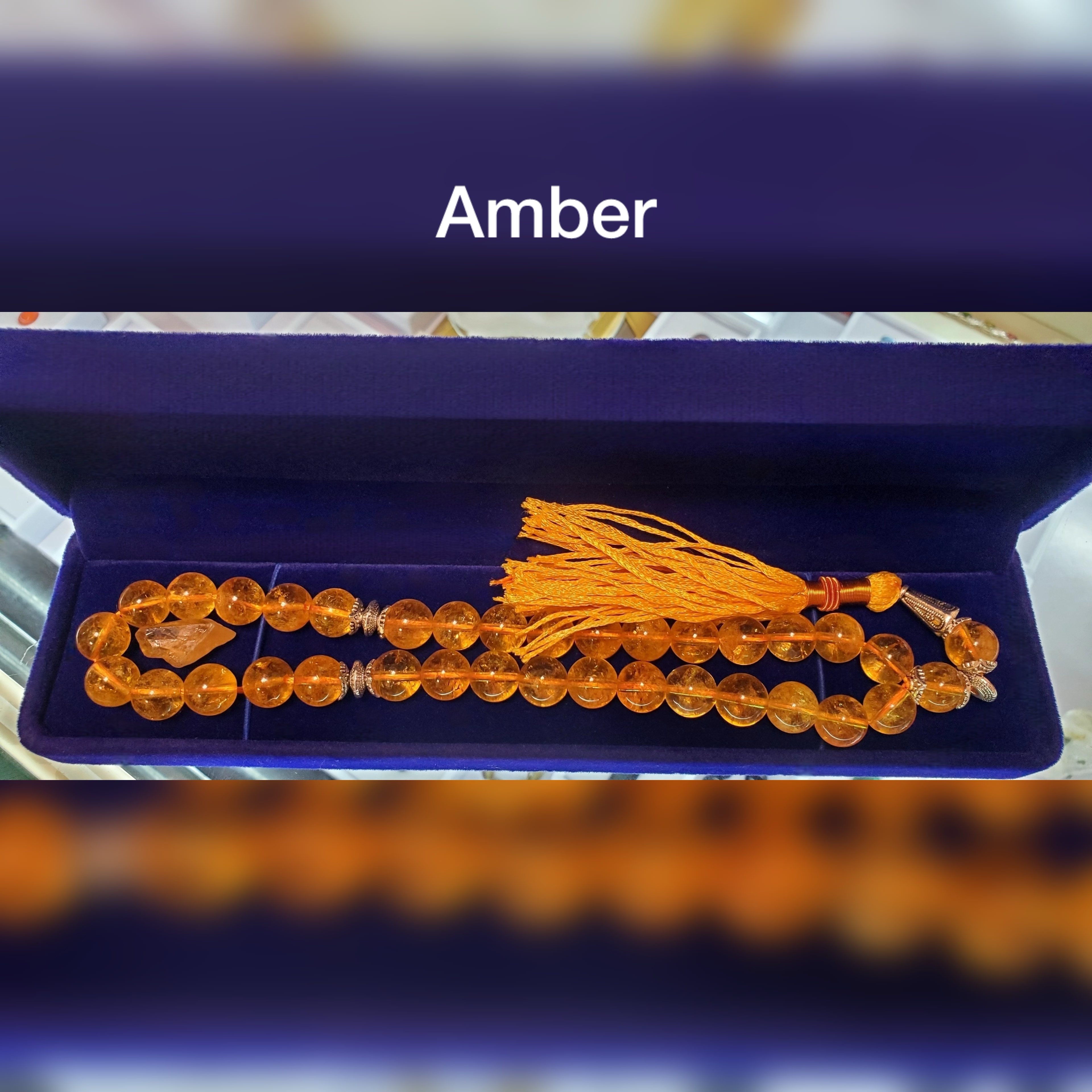 Amber Rosary Beads