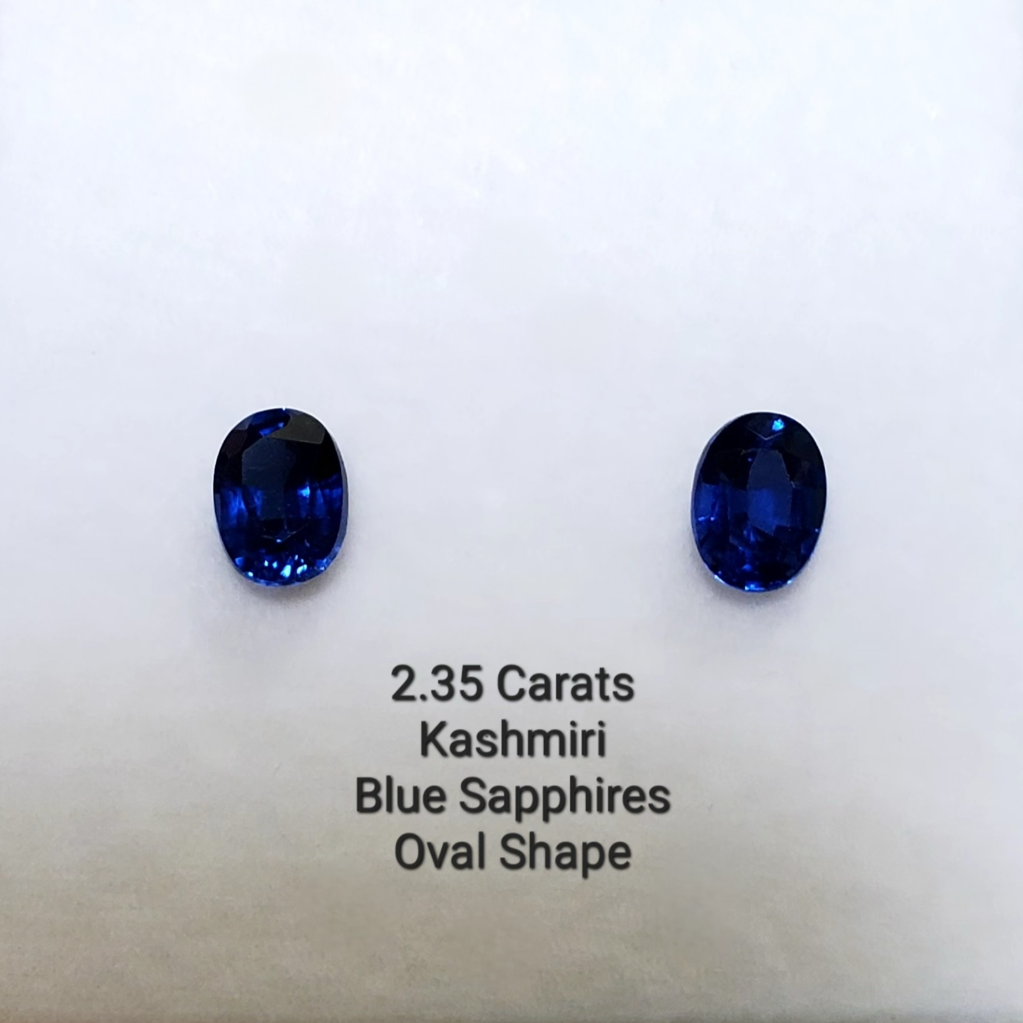 Kashmiri Blue Sapphire Gemstones