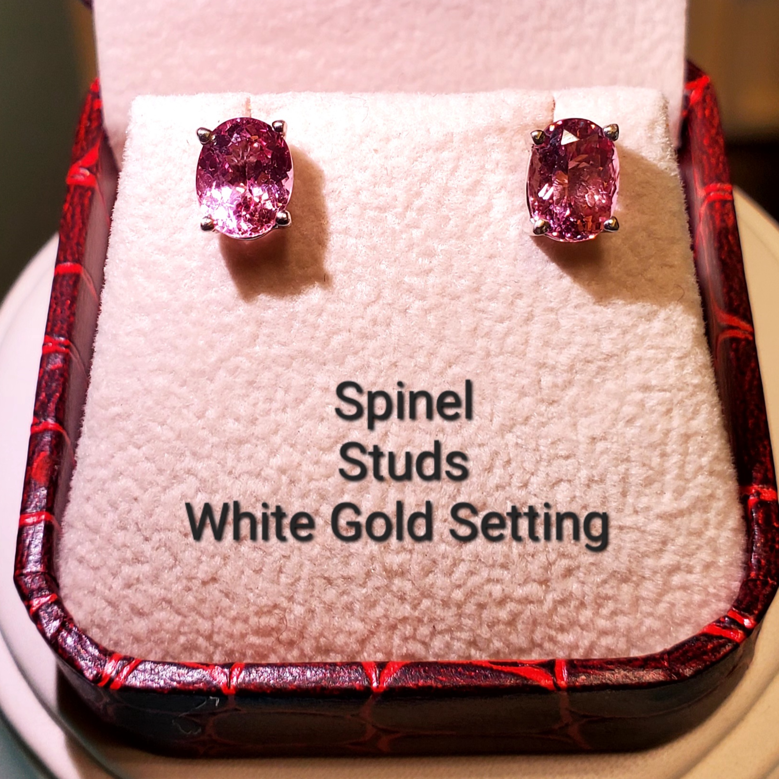 Spinel + Gold Studs