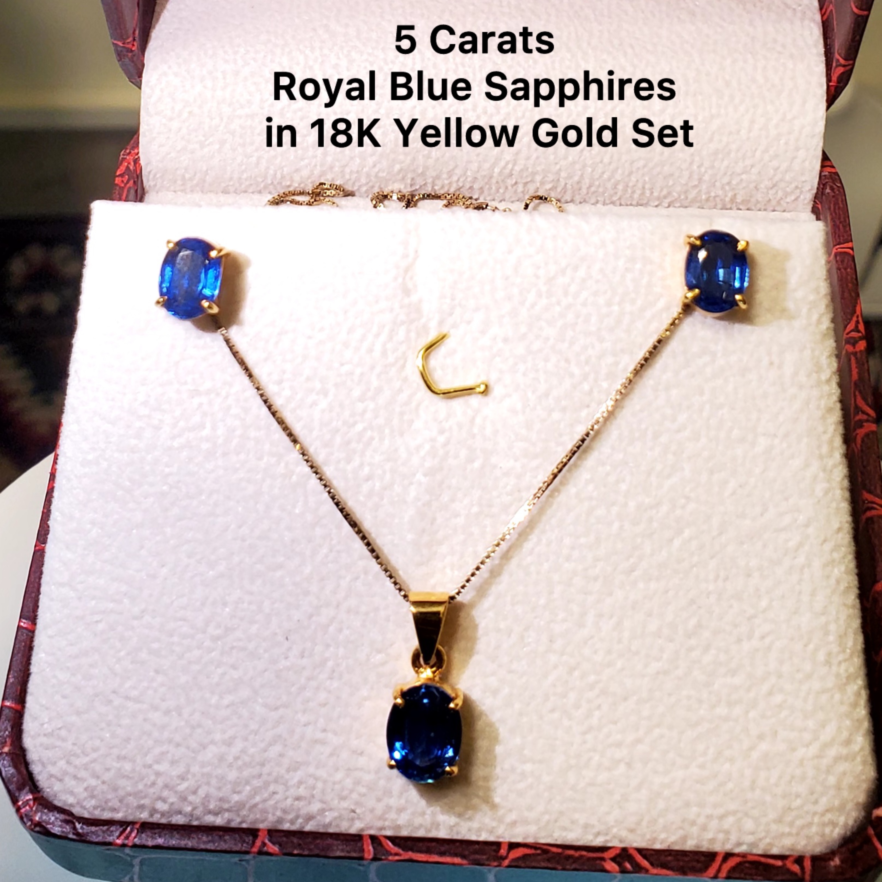 Sapphire Gold Set